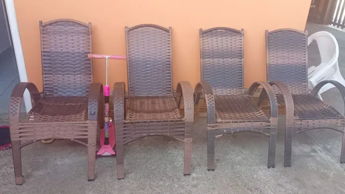 Cadeira de fibras