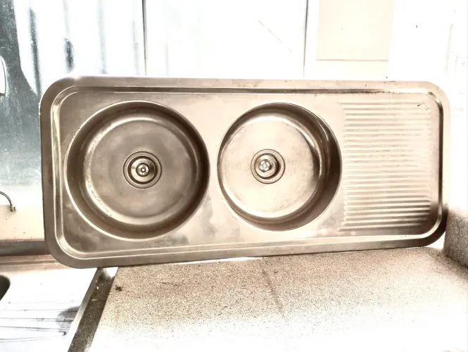 Pia inox c Cuba dupla Mekal