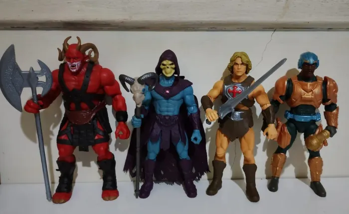 Pack 4 Bonecos HE-MAN 2026 Mattel 