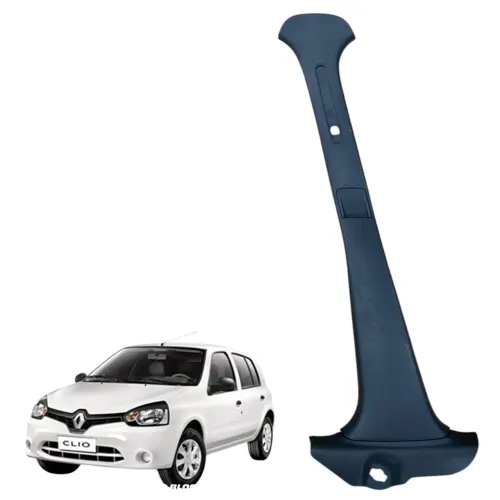 Moldura Coluna Central Esquerda Renault Clio 2013 2014 2015