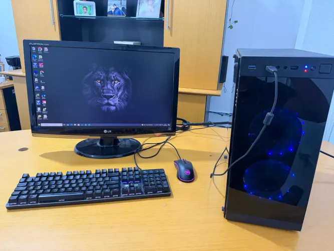 PC Completo Intel i5 + GT 1030 + Monitor LG + Mouse Gamer Redragon + Teclado Mecânico