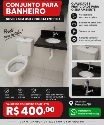 CONJUNTO PARA BANHEIRO