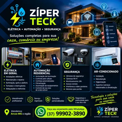 ? Eletricista | Automação Residencial | Câmeras | Ar-Condicionado