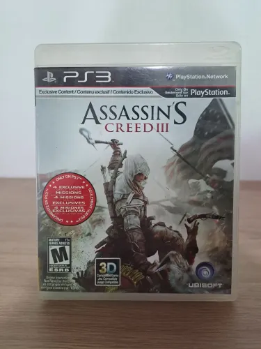 Jogo PS3 - Assassin's Creed III - ORIGINAL 