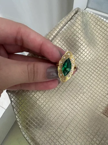 Anel marquise de ouro 18k