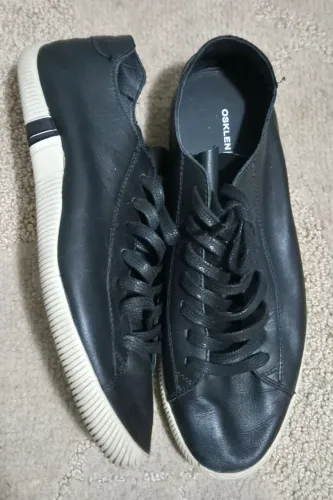 tênis osklen couro preto 36