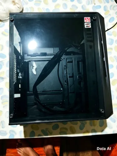 Gabinete duas fans rgb