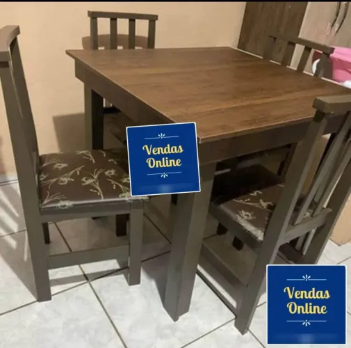 Mesa com 4 cadeiras (novo)