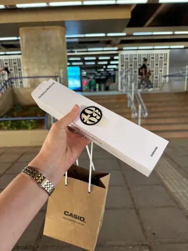 Galaxy Watch S6 C/ NOTA FISCAL E CAIXA Premium Prata Samsung