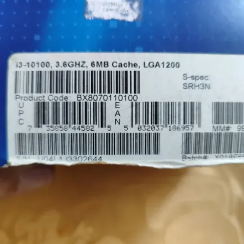 Processador Intel Core i3 10100 lga 1200 + Cooler Box Original (com Caixa)