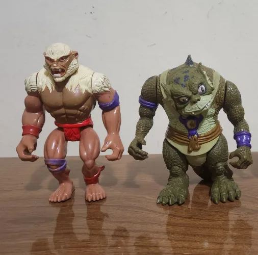 Boneco Escamoso e Simiano Thundercats Anos 80
