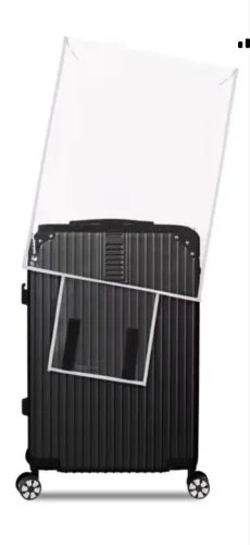 Capa De Mala Transparente Em Pvc À Prova D'água, Protetor De Viagem Para Malas