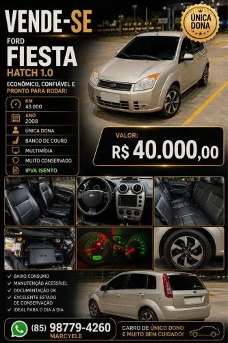 Ford Fiesta 1.0 8V Flex/class 1.0 8V Flex 5P 2008