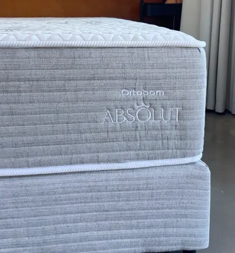 Cama Queen Ortobom Absolut 2.4 Completa ? Apenas 7 Meses de Uso
