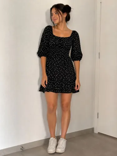 Vestido poá