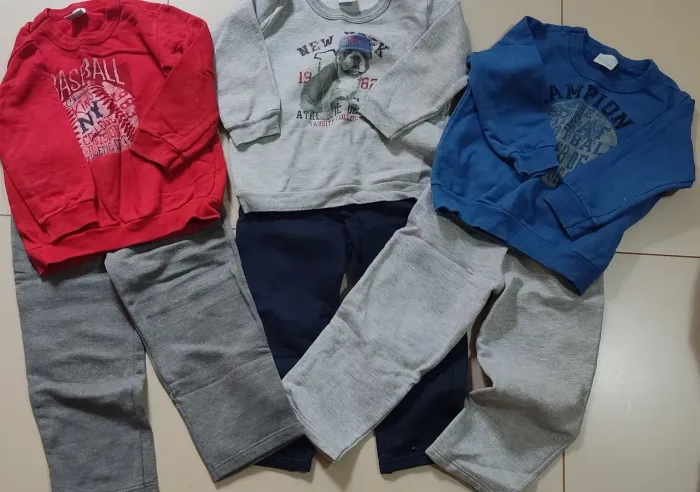 Kit moletom menino 3 anos