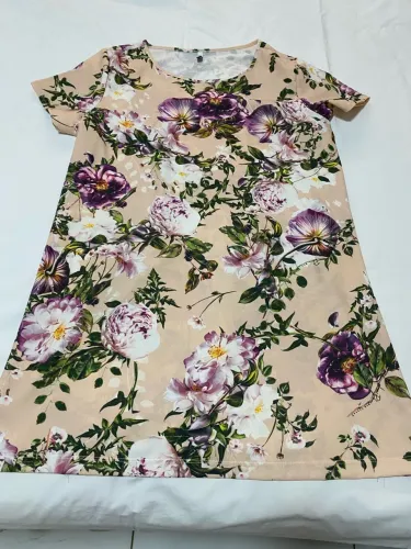 Vestido floral Lança perfume TAM G