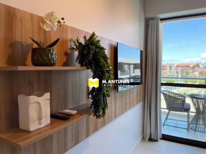 Apartamento com 1 dormitório para alugar, 28 m² por R$ 3.500,00 - Muro Alto - Ipojuca/PE