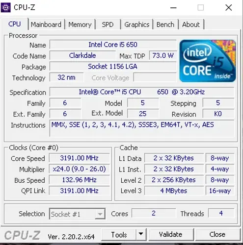 Placa mãe h55 com i5 de 1° gen 3,20gz + 4 GB de ram
