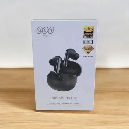 Fone Bluetooth QCY Melobuds Pro HT08 ANC LDAC Preto Lacrado Original