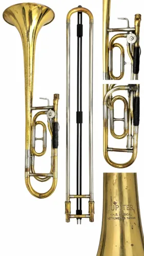 Trombone Jupiter Taiwan JSL-636 Sib/fá vara + Case (aceito negociação)