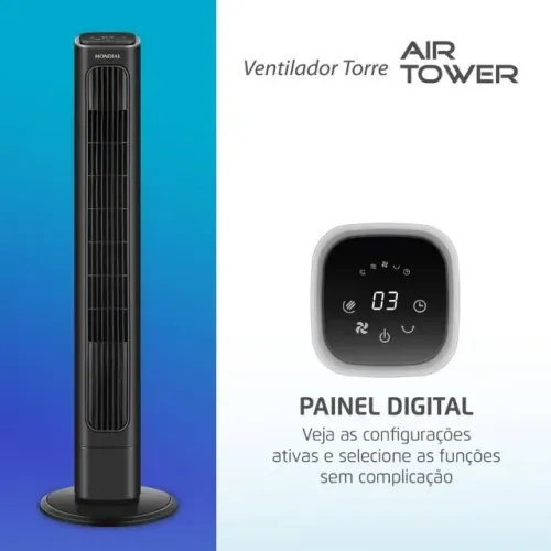 Ventilador de Torre MONDIAL Air Tower, 220V - NOVO