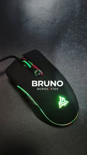 Mouse gamer com fio usb iluminação led 4800DPI