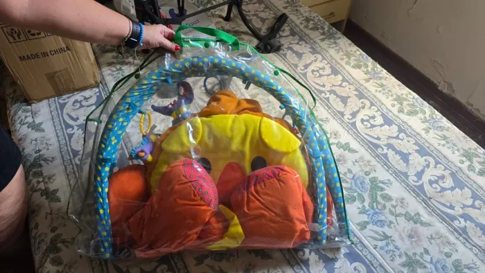 Brinquedos mobile de chão, tema leão