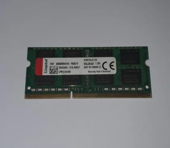 Memória RAM Kingston 8GB DDR3L 1600MHz para Notebook