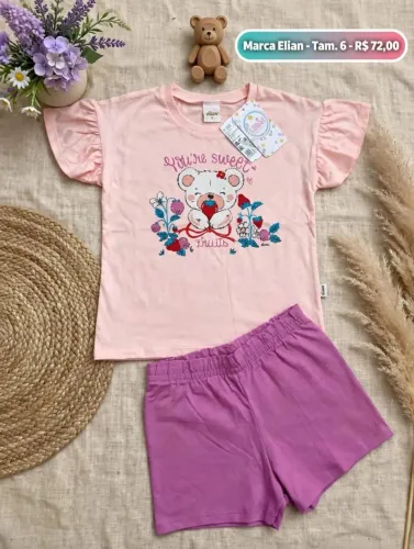 Conjunto infantil, tamanho 6