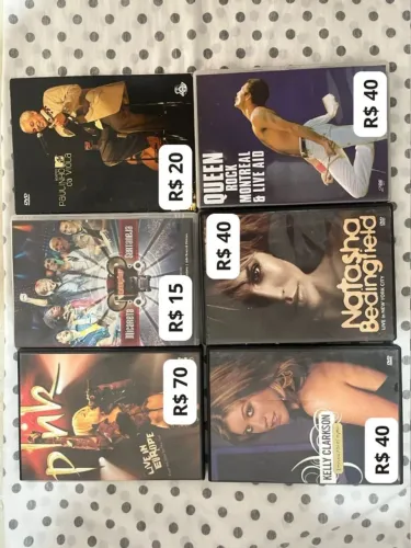DVDs de shows diversos