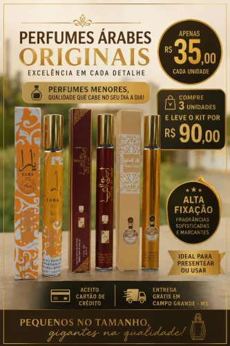 PERFUMES ÁRABES ORIGINAIS