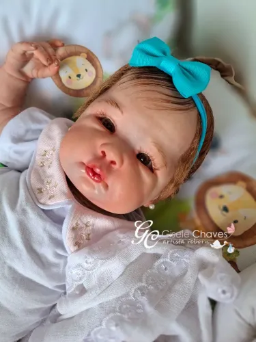 Bebê Reborn Realista kit Hanna Artesanal