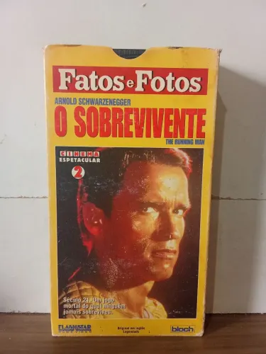 vhs filme O Sobrevivente coleção Fatos e Fotos