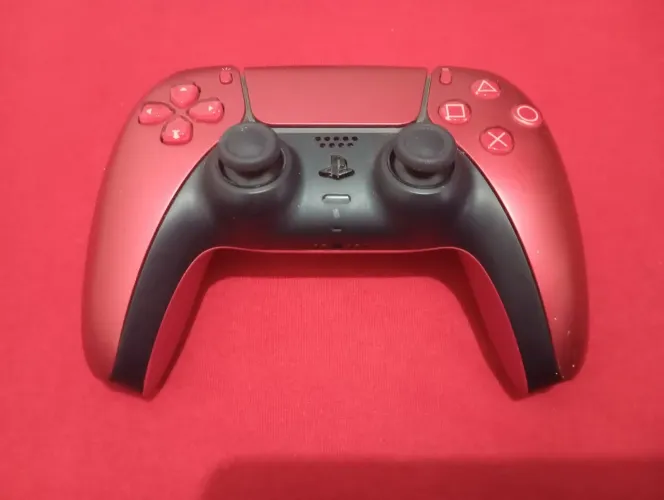Controle de Ps5 vermelho vinho novo 