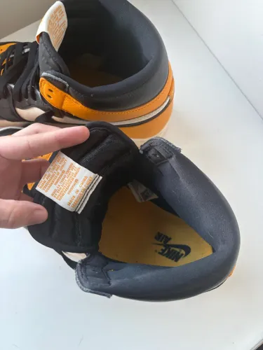 Nike Air Jordan 1 "Yellow Toe" - TAM BR 43