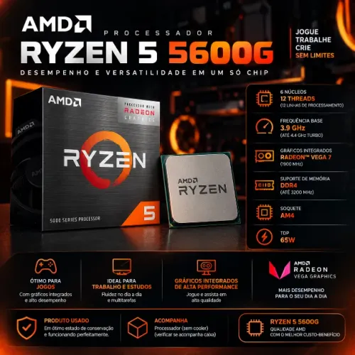 Processador AMD Ryzen 5 5600G