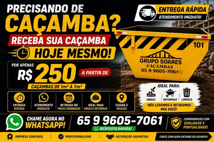Caçamba / Bota Fora / Entulho