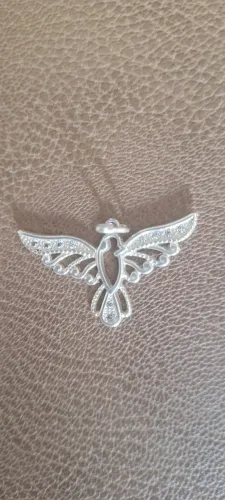 Pingente Prata Espírito Santo