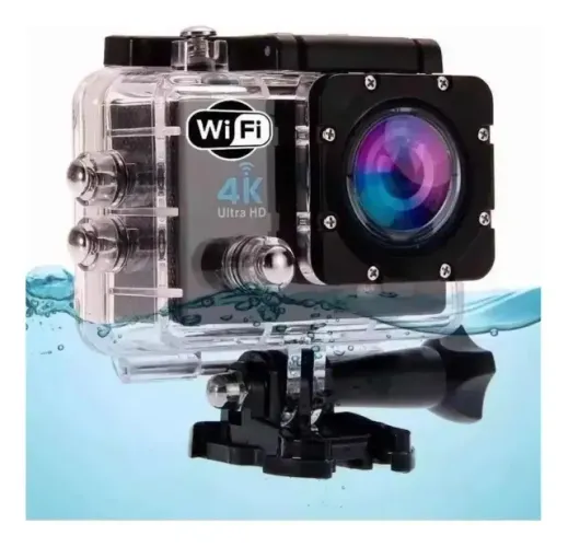 Filmadora 4k Hd 1080p Câmera 12mp Esporte Capacete Mergulho