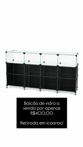 Vitrine de vidro