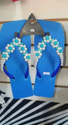 Sandália Personalizada com Miçangas