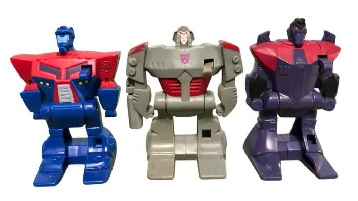 Bonecos Transformers Mc Donalds Antigos 2008(3) Transformers (Usado)