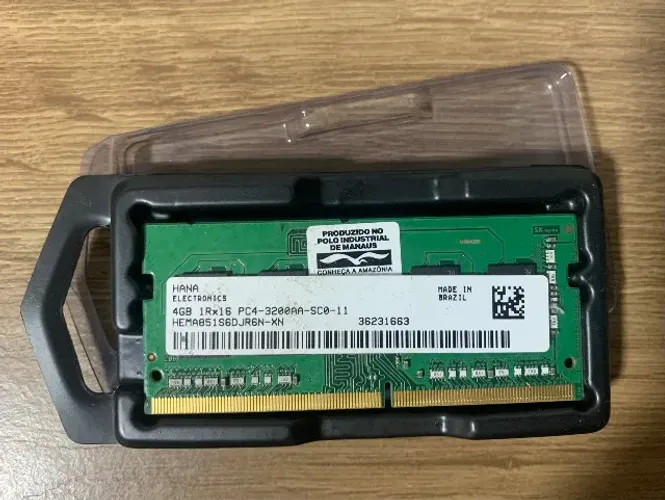 Memória RAM Notebook DDR4 4GB 3200MHz