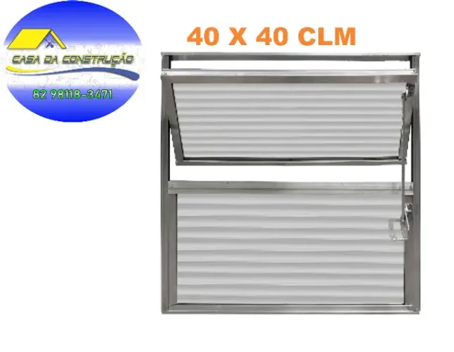 BASCULANTE 40 X 40 ALUMINO CLM