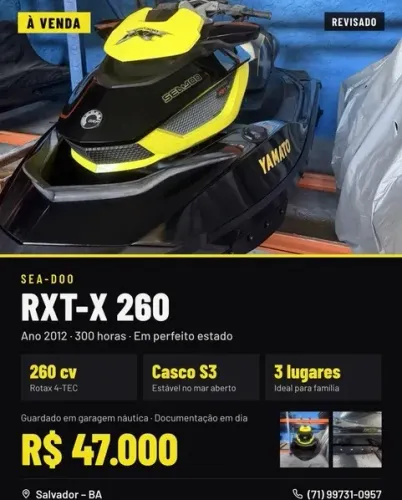 JET SKY RXT AT 260