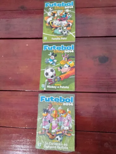 Coleção Futebol Disney 2014 - 3 Volumes