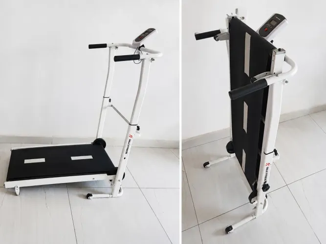Esteira Mecânica Dobrável Compacta com Display - Excelente Estado