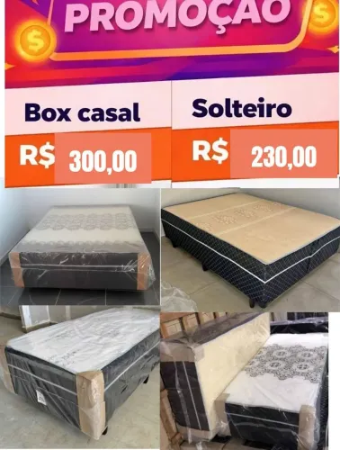 Cama casal box modelos apartir de 300 reais