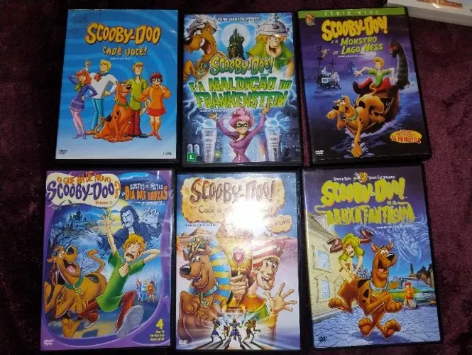 KIT 7 DVDS (filmes e temporada) SCOOBY-DOO ORIGINAL